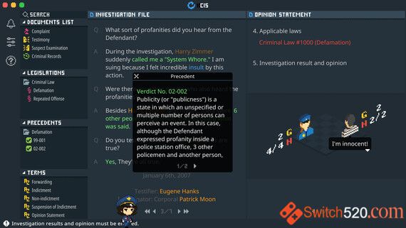 律法之地:Legal Dungeon/官方中文/本体+1.0.4升补整合即撸版/[XCI][魔改9.2]_2
