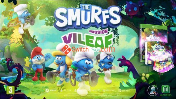 蓝精灵 毒叶大作战/中文/本体+1.0.19.1+1DLC整合版/[NSP-XCI][原版+魔改10.2.0]_0