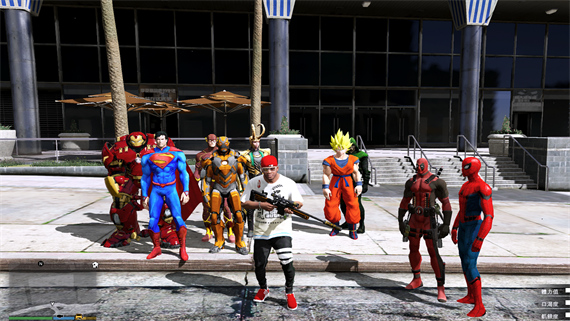 GTA5 潮风MOD整合版|3000辆真车+280位美女与英雄+300%存档|解压即撸|_1