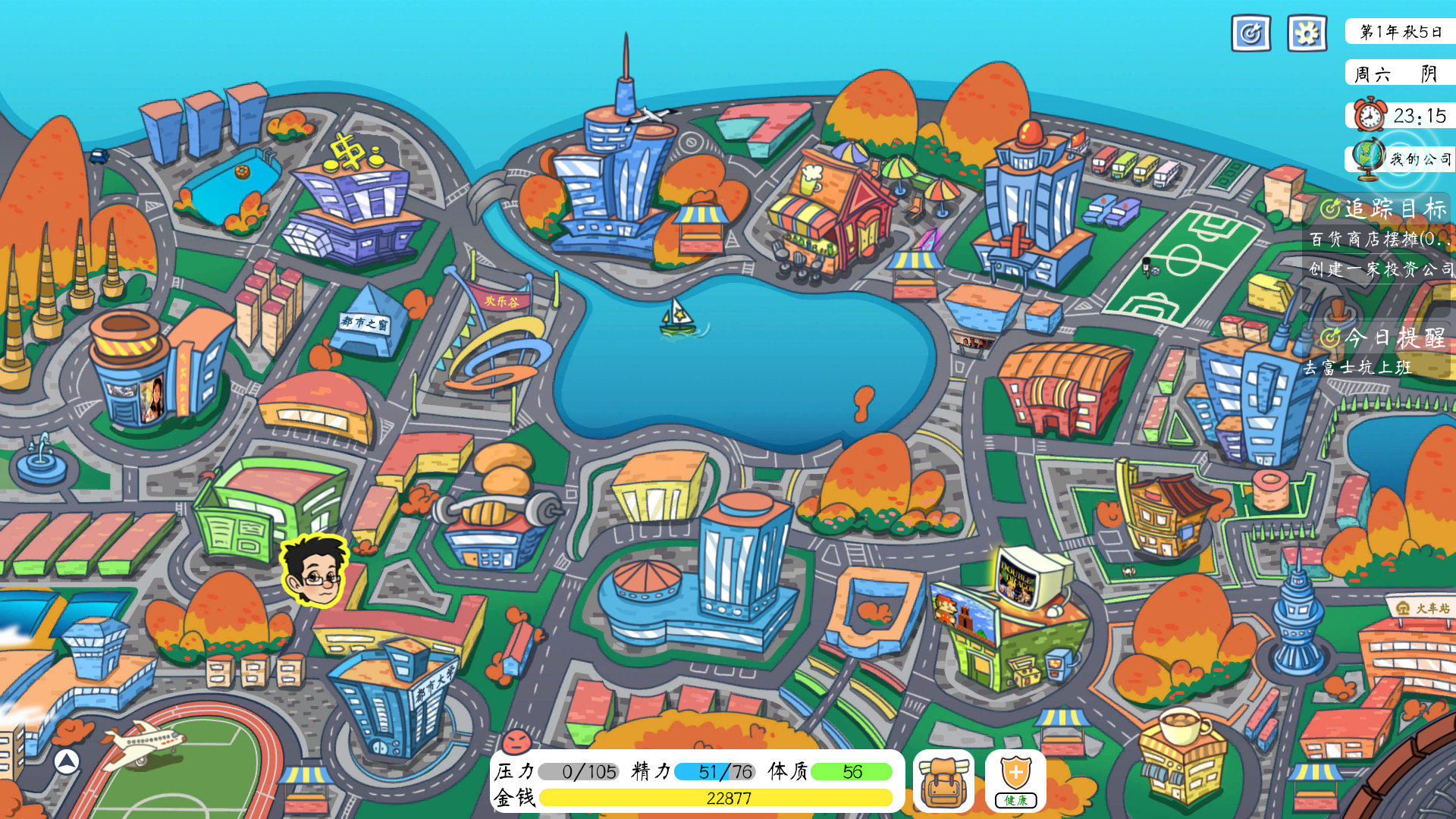 投资模拟器 打工人|官方中文|Build.13493689-1.4-开放电商公司-网吧委托-财神附体|解压即撸|_15