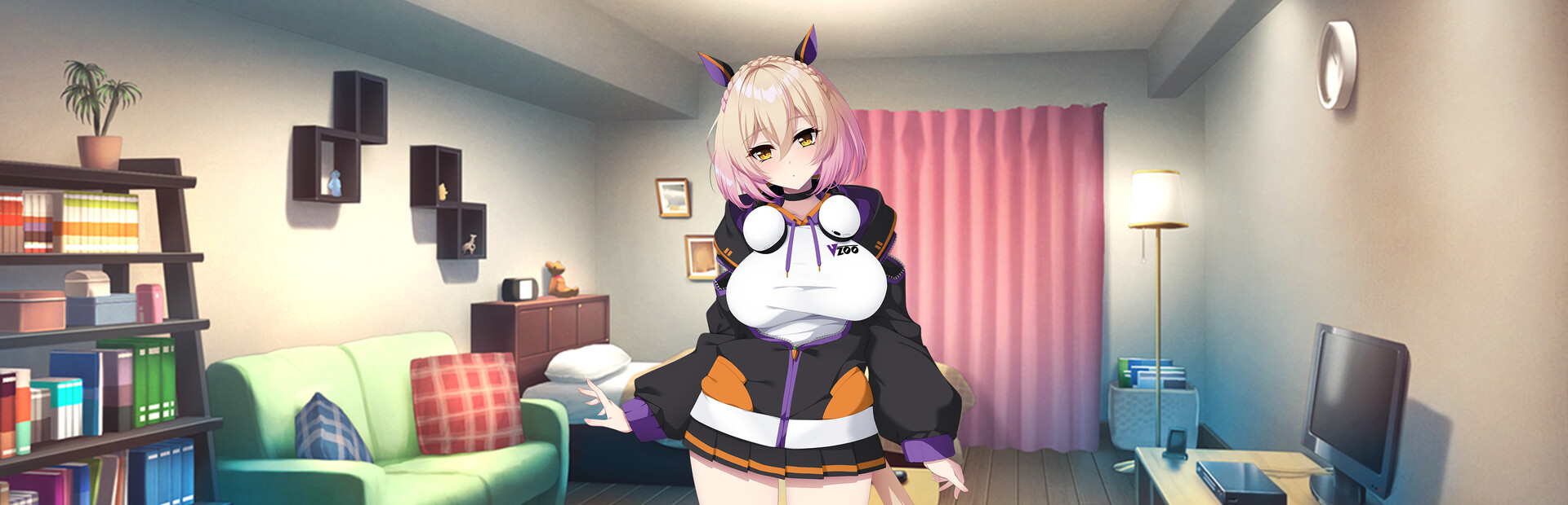 从画面中出来的我推Vtuber的同居生活 兽耳游戏主播是消极者?|官方中文|Build.14751108+全DLC|解压即撸|_4